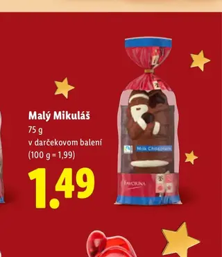 Malý Mikuláš 75 g v darčekovom balení