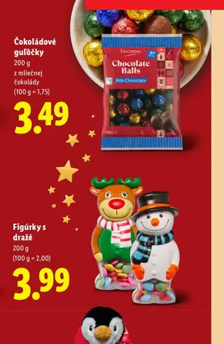 Čokoládové guľôčky z mliečnej čokolády 200 g