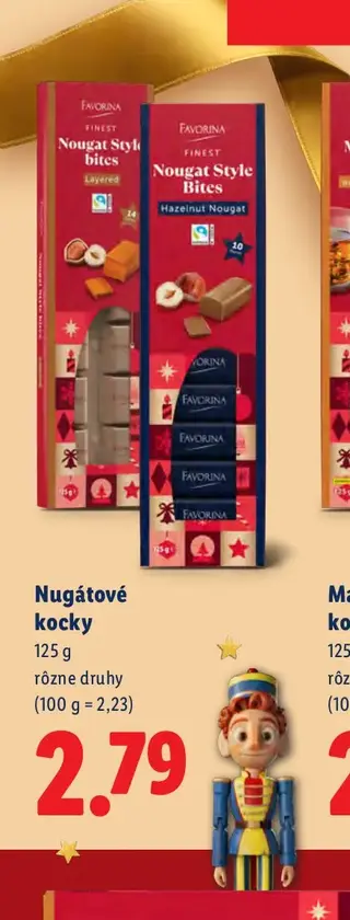 Nugátové kocky 125 g