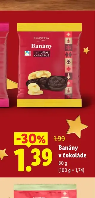 Banány v čokoláde 80 g