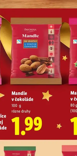 Mandle v čokoláde 100 g