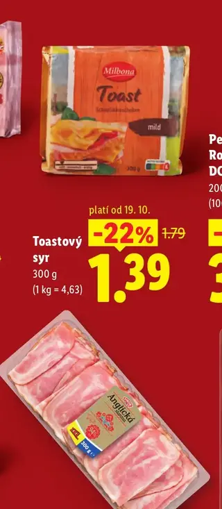 Toastový syr 300 g