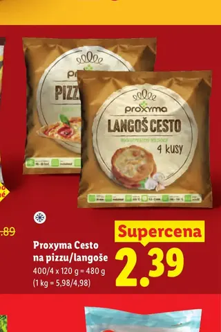 Proxyma Cesto na pizzu/langoše 400/4 x 120 g