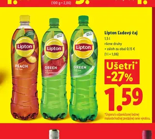 Lipton Ľadový čaj 1,5 l