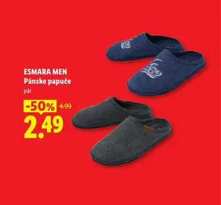 ESMARA MEN Pánske papuče