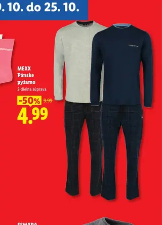 MEXX Pánske pyžamo 2-dielna súprava