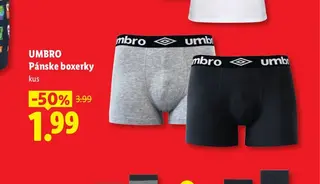 UMBRO Pánske boxerky
