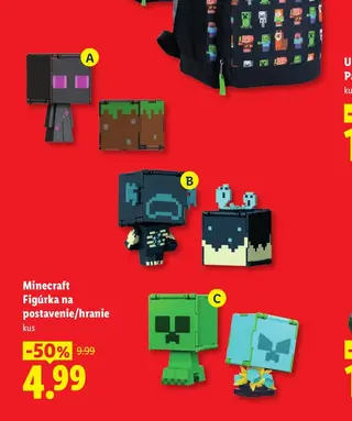 Minecraft Figúrka na postavenie/hranie