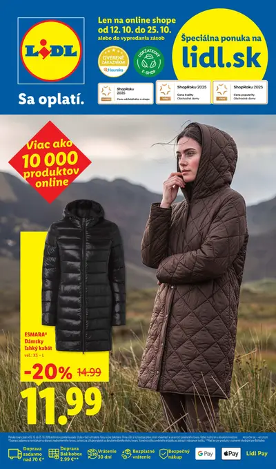 Lidl leták od 12. 10. 2026