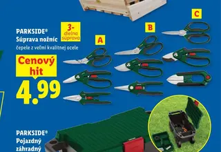 Parkside Súprava nožníc 3-dielna