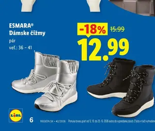 Esmara Dámske čižmy