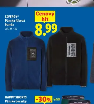 Livergy Pánska flísová bunda