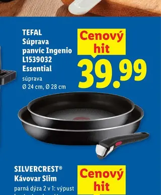 TEFAL Súprava panvíc Ingenio L1539032 Essential