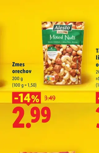 Alesto Zmes orechov 200 g