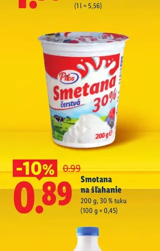 Pilos smotana na šľahanie 200 g