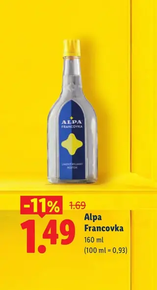 Alpa Francovka 160 ml