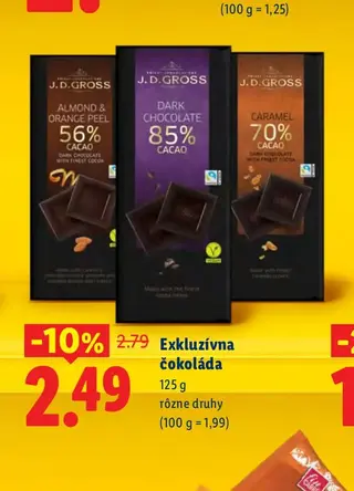Fin Carré Exkluzívna čokoláda 125 g