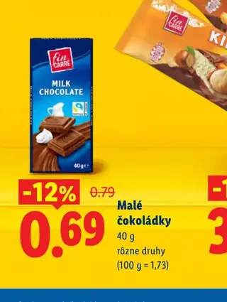 Fin Carré Malé čokoládky 40 g