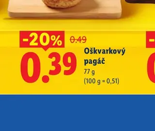 Oškvarkový pagáč 77 g