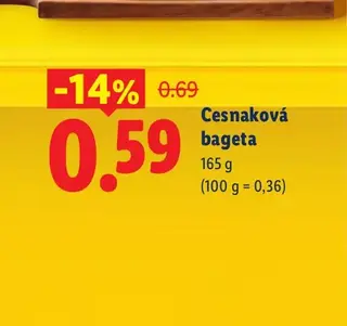 Cesnaková bageta 165 g