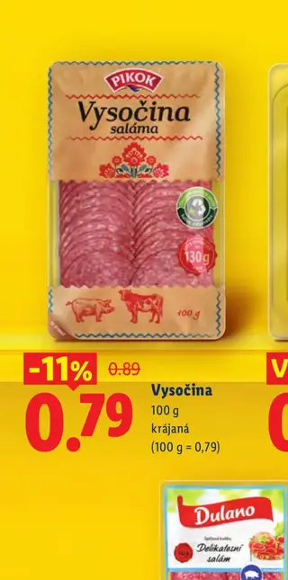 Pikok Vysočina saláma 100 g