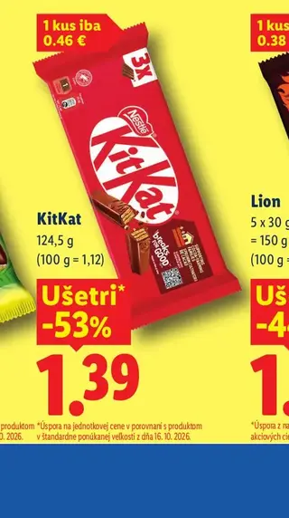 KitKat 124,5 g