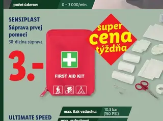Sensiplast Súprava prvej pomoci 38-dielna