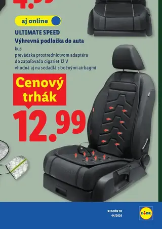 Ultimate Speed Výhrevná podložka do auta