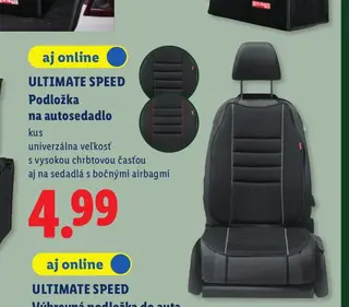 Ultimate Speed Podložka na autosedadlo