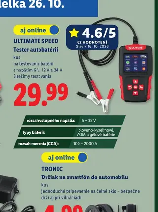 Ultimate Speed Tester autobatérií
