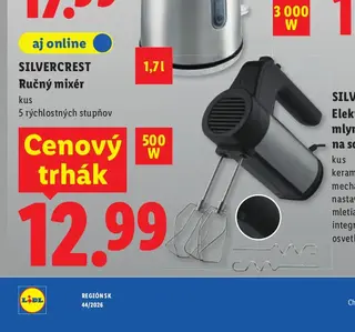 Silvercrest Ručný mixér