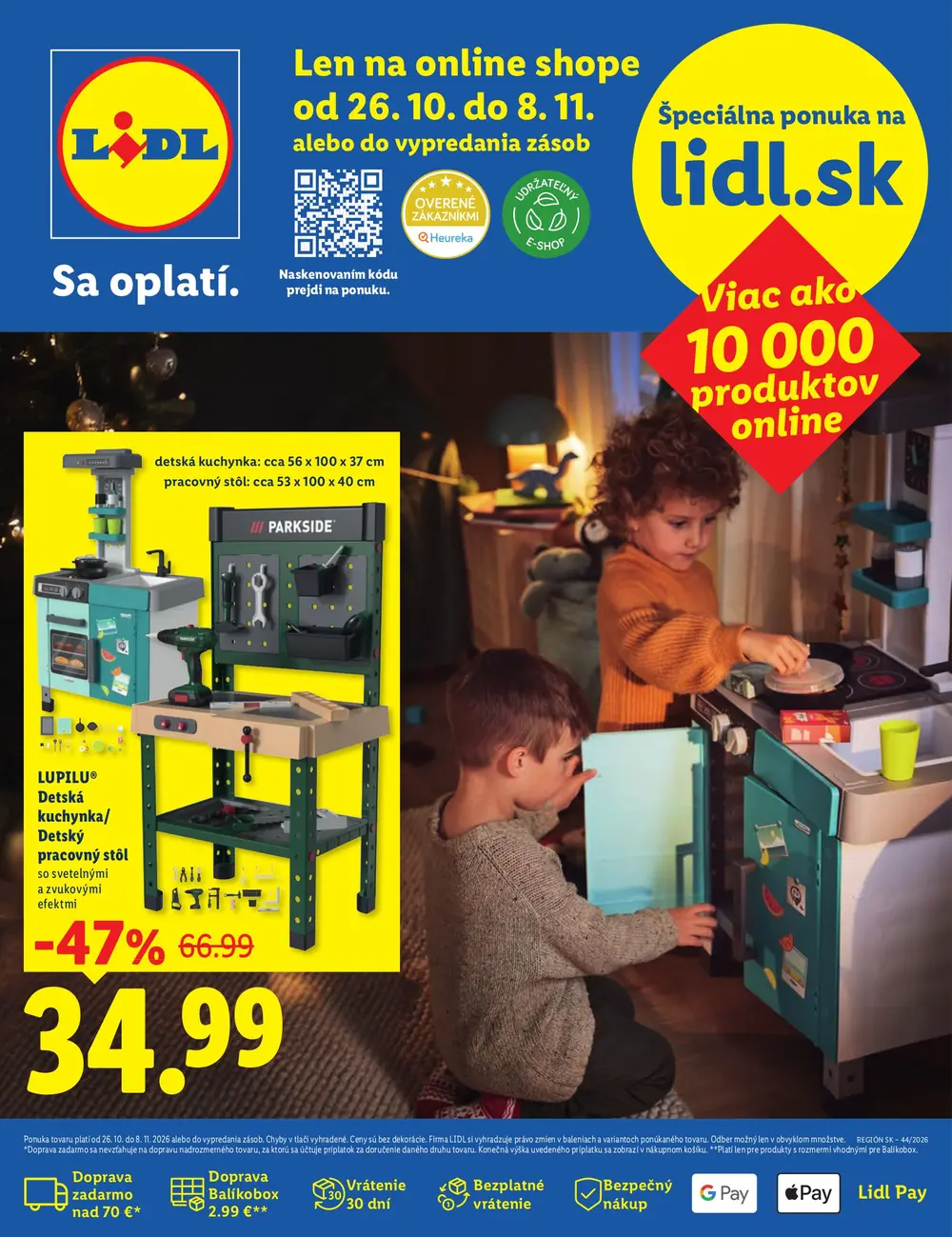 Lidl leták od 26. 10. 2026 – strana 1
