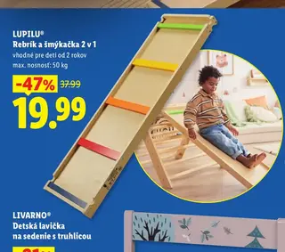 Lupilu Rebrík a šmýkačka 2 v 1