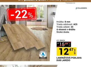 Classen Laminátová podlaha Dub Laredo