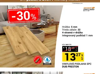 Vinylová podlaha SPC Dub Preston