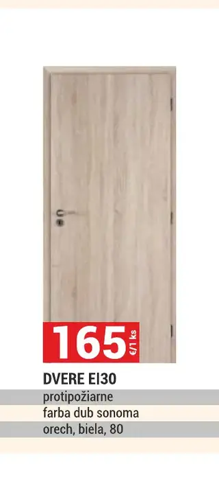 Dvere EI30 protipožiarne