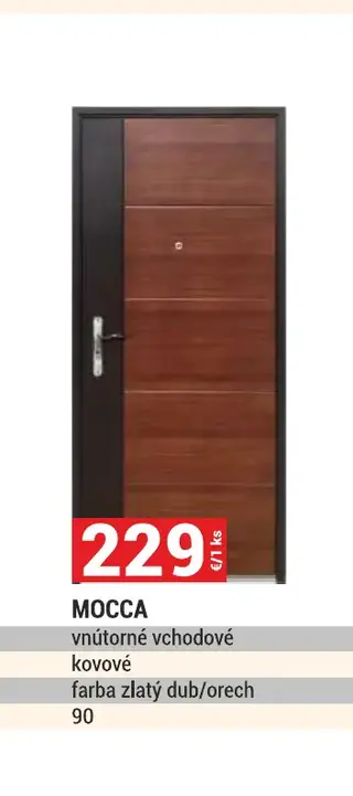 Mocca vnútorné vchodové dvere