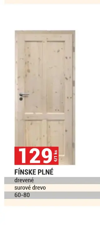 Fínske plné drevené dvere