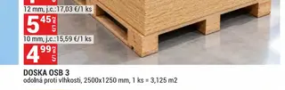 Doska OSB 3 10 mm