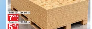 Doska OSB 3 15 mm