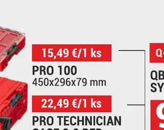 Qbrick System Pro 100 450x296x79 mm