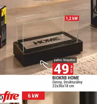 Biokrb Home čierny, štrukturálny 22x36x18 cm