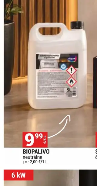 Biopalivo neutrálne 5 l