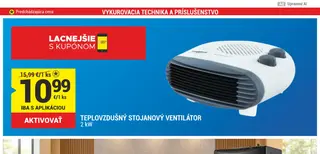 Teplovzdušný stojanový ventilátor 2 kW
