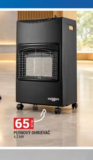 Plynový ohrievač 4,2 kW