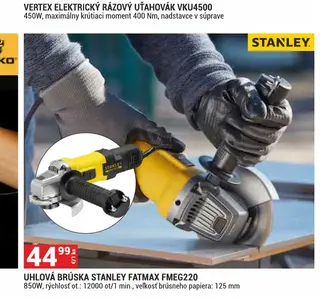 Uhlová brúska Stanley Fatmax FMEG220
