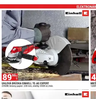 Uhlová brúska Einhell TE-AG Expert