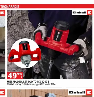 Miešadlo na lepidlo Einhell TC-MX 1200 E