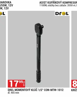 Drel momentový kľúč 1/2" CON-MTW-1012