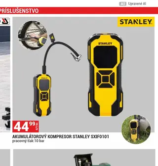 Akumulátorový kompresor Stanley SXIF0101